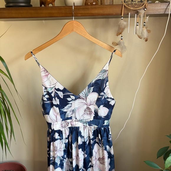 PROMESA Floral Maxi Dress w- Slits - Picture 2 of 5